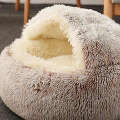 First Class Cat Warm Bed Cozy Winter Sleeping House