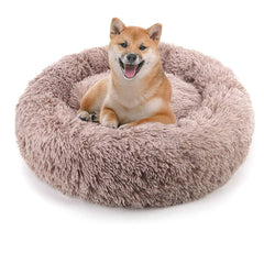 Plush Round Pet Bed