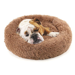 Plush Round Pet Bed