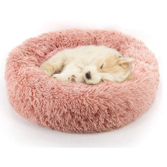 Plush Round Pet Bed