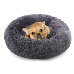 Plush Round Pet Bed