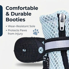 Zipper Dog Boots - 2 Pairs