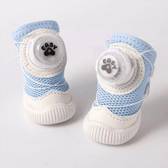 Dog Shoes with Rotating Buckle & Lights