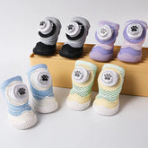 Dog Shoes with Rotating Buckle & Lights