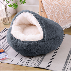 First Class Cat Warm Bed Cozy Winter Sleeping House