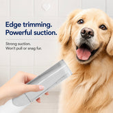 Hair-sucking pet hair clipper