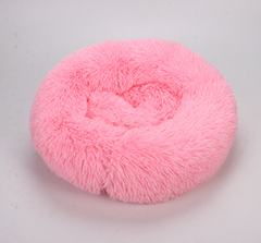 Plush Round Pet Bed