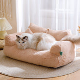 PetsLoveStory® Warm Flannel Cat Sofa Bed
