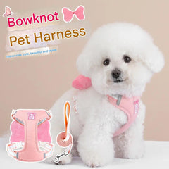 ๐ Bowknot Pet Harness