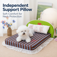 Pet Bed With Neck Support