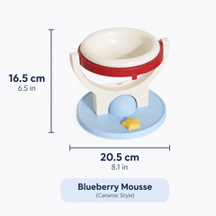 Wall-Mounted & Floor-Standing Ceramic Pet Bowl — Cats & Dogs