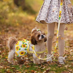 Floral Puppy Harness Dress