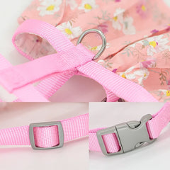 Floral Puppy Harness Dress