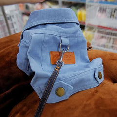 Denim Dog Suit Coat