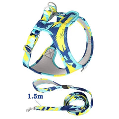 Adjustable Dog Cat Harness Vest No-Choke Pet Walking Harness