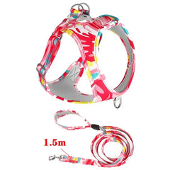 Adjustable Dog Cat Harness Vest No-Choke Pet Walking Harness
