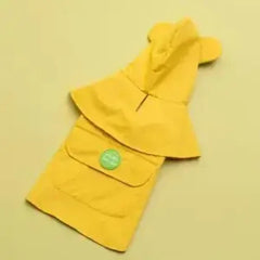 Hooded Dog Raincoat Waterproof Pet Jacket for Outdoor Walking