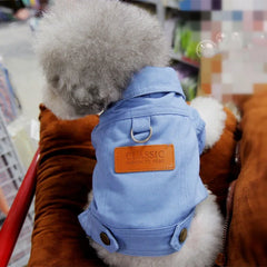 Denim Dog Suit Coat