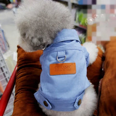 Denim Dog Suit Coat