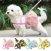 PetsLoveStory® Floral Puppy Harness Dress