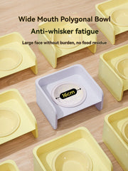 Pet square dish rack bowl
