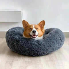 Plush Round Pet Bed