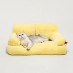 Fluffy Pet Sofa Bed Small Medium Cat Dog Couch Washable 15lbs