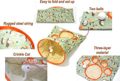Foldable Interactive Cat Toy