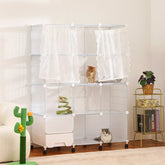 PetsLoveStory® Cat Villa Include Cat Litter Box - PP11
