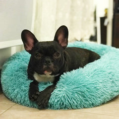 Plush Round Pet Bed