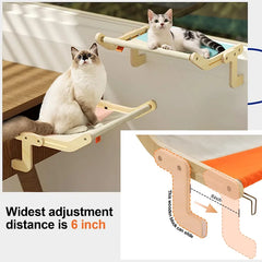 Cat Window & Side Bed Perch