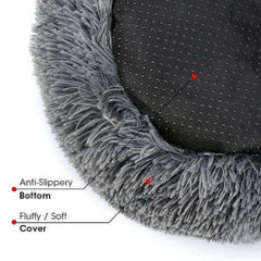 Plush Round Pet Bed