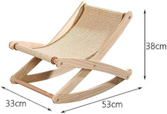 Sisal Cat Rocking Chair Scratching Board Cat Bed