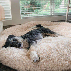 Plush Round Pet Bed