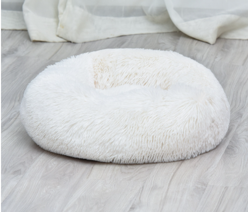 Plush Round Pet Bed