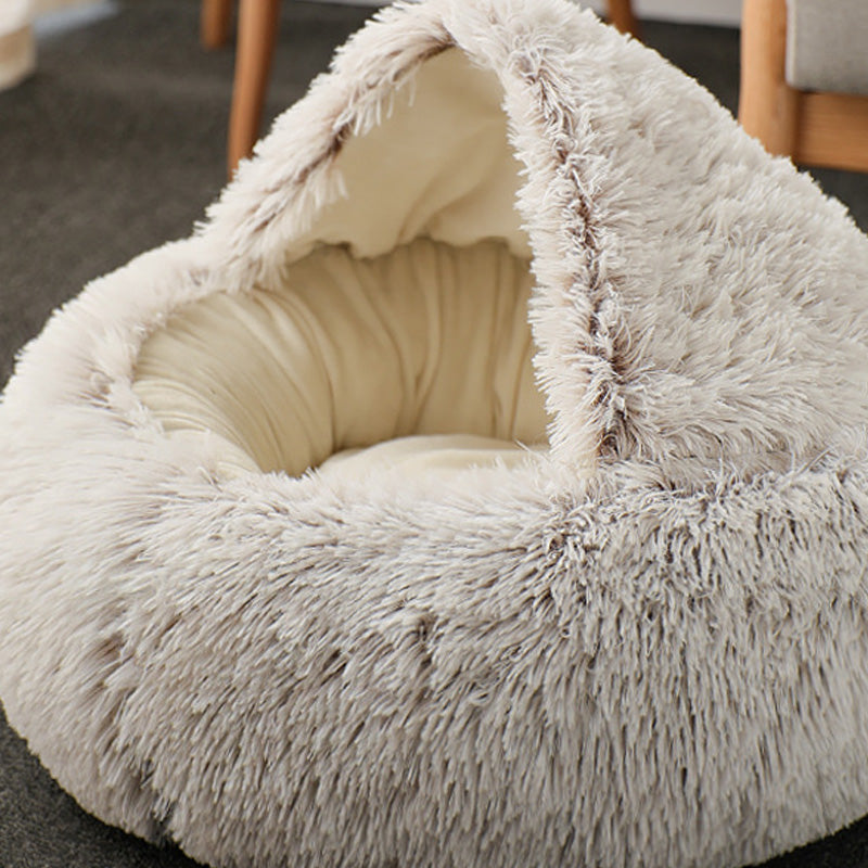 First Class Cat Warm Bed Cozy Winter Sleeping House