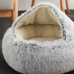 First Class Cat Warm Bed Cozy Winter Sleeping House