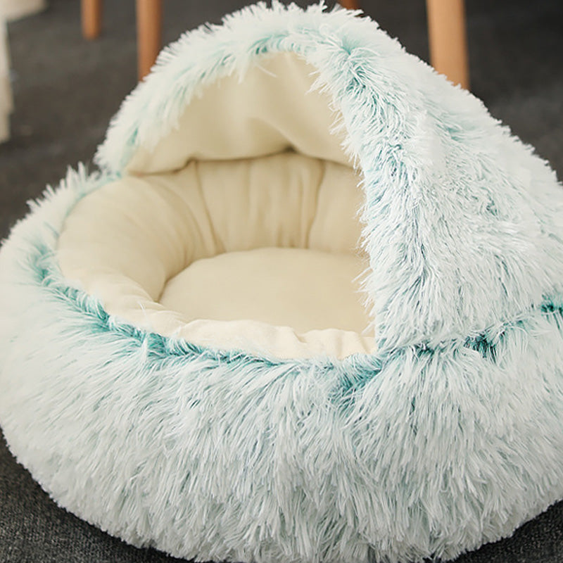 First Class Cat Warm Bed Cozy Winter Sleeping House