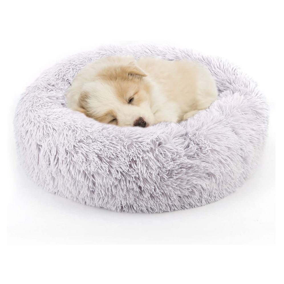 Plush Round Pet Bed