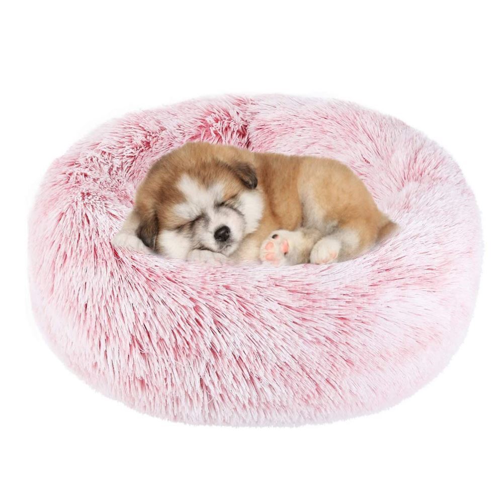 Plush Round Pet Bed