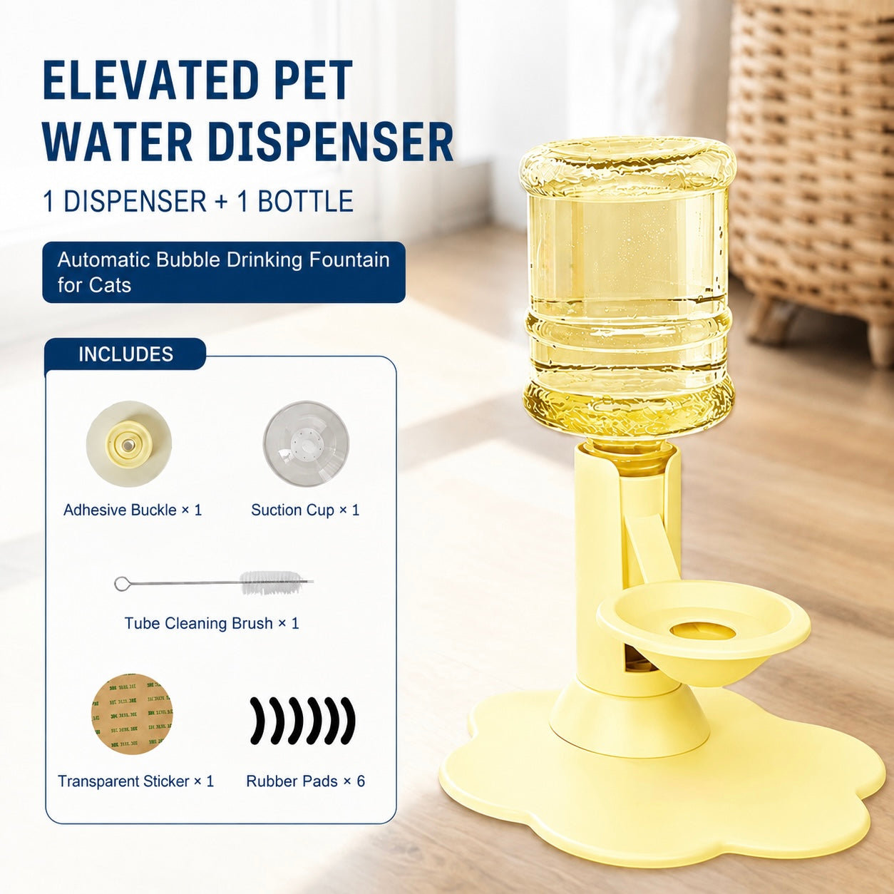 Self-Refilling Cat Water Bowl