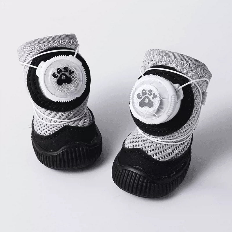 Dog Shoes with Rotating Buckle & Lights