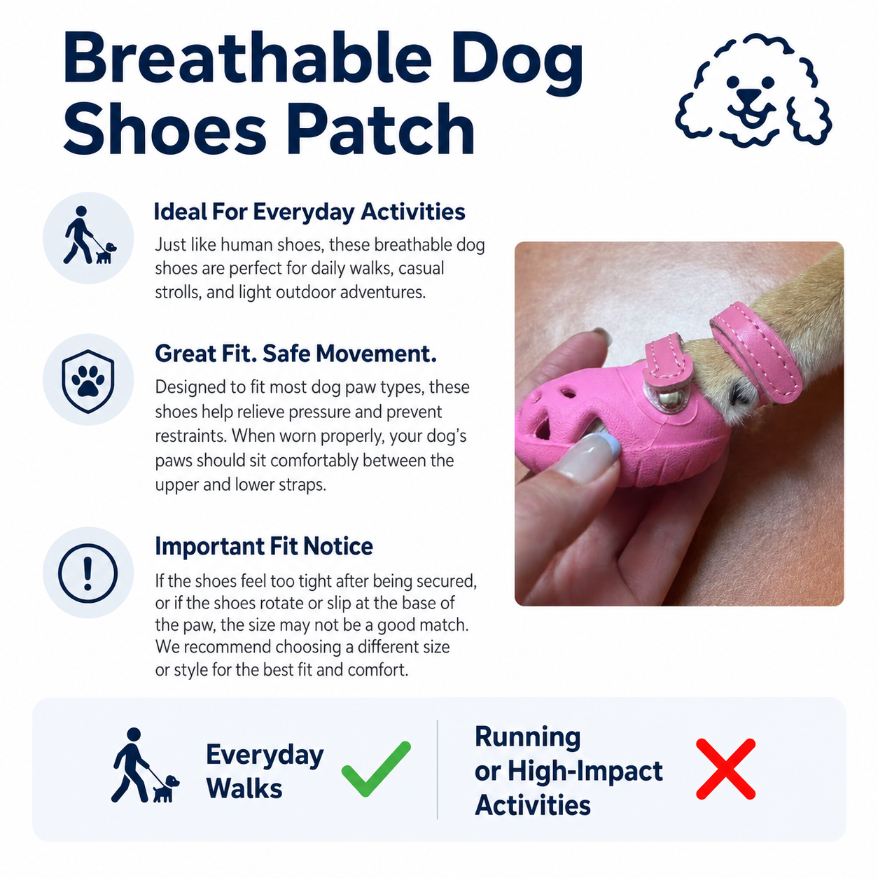 Dog Clogs with Charms