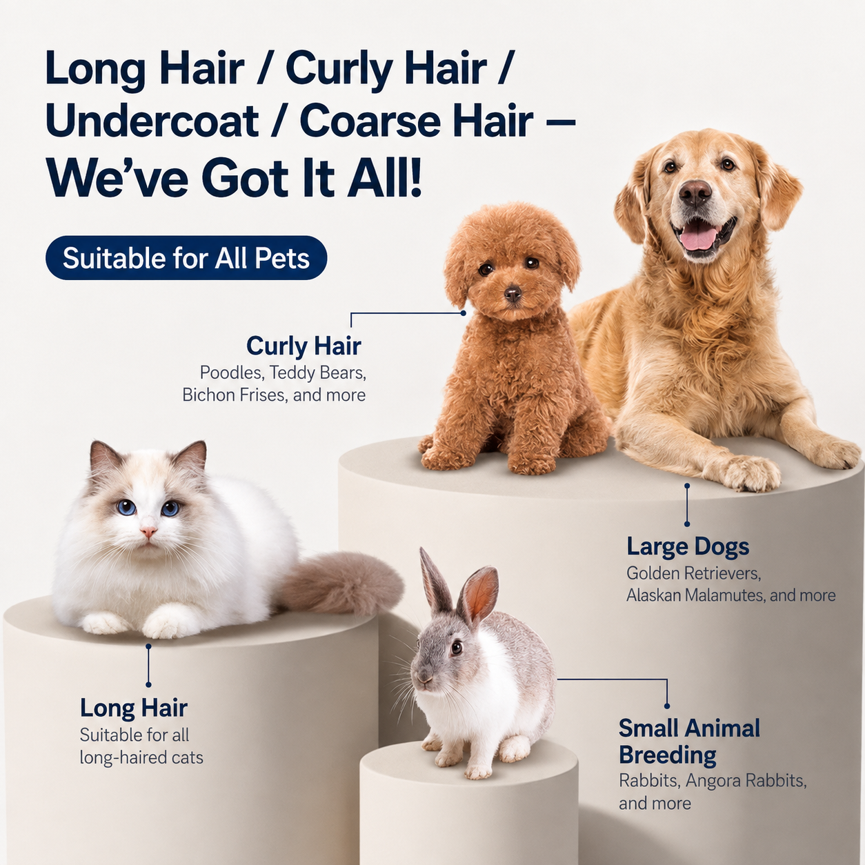 Hair-sucking pet rhair clippe