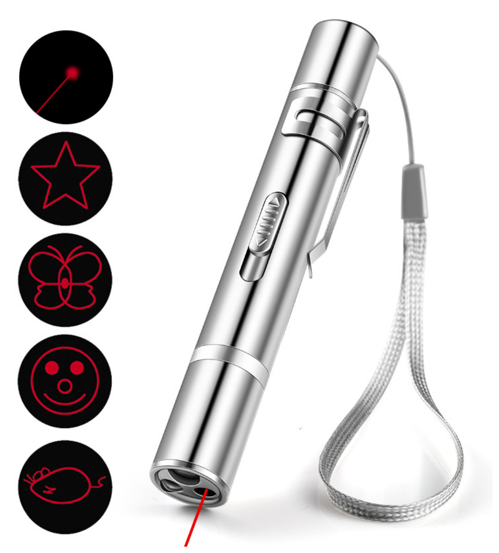 Laser Funny Cat Stick Pen Light Rotation  Pattern