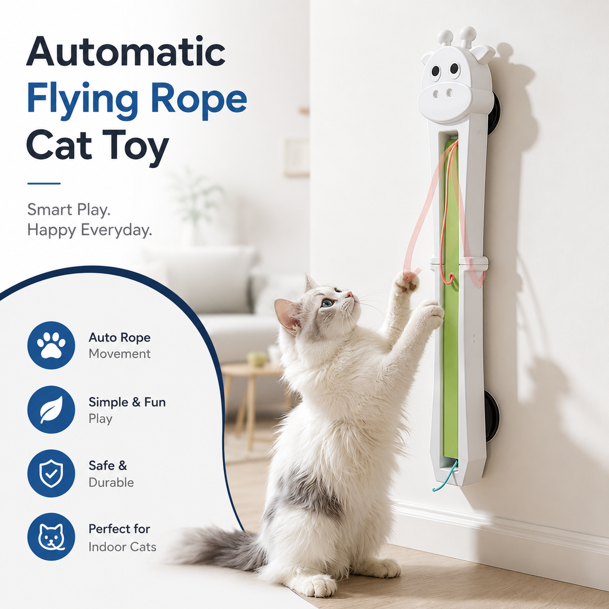 Automatic Flying Rope Cat Toy