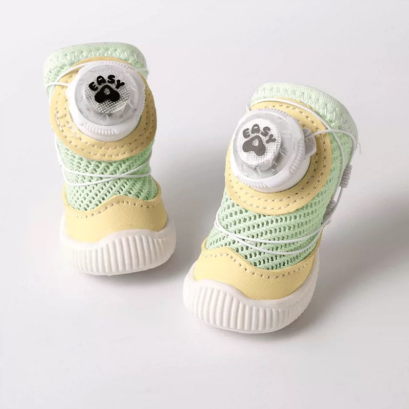 Dog Shoes with Rotating Buckle & Lights