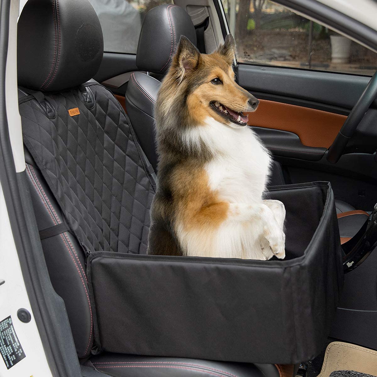 2-in-1 Dog Car Seat Cover & Carrier