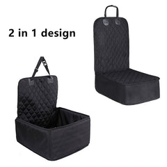 2-in-1 Dog Car Seat Cover & Carrier