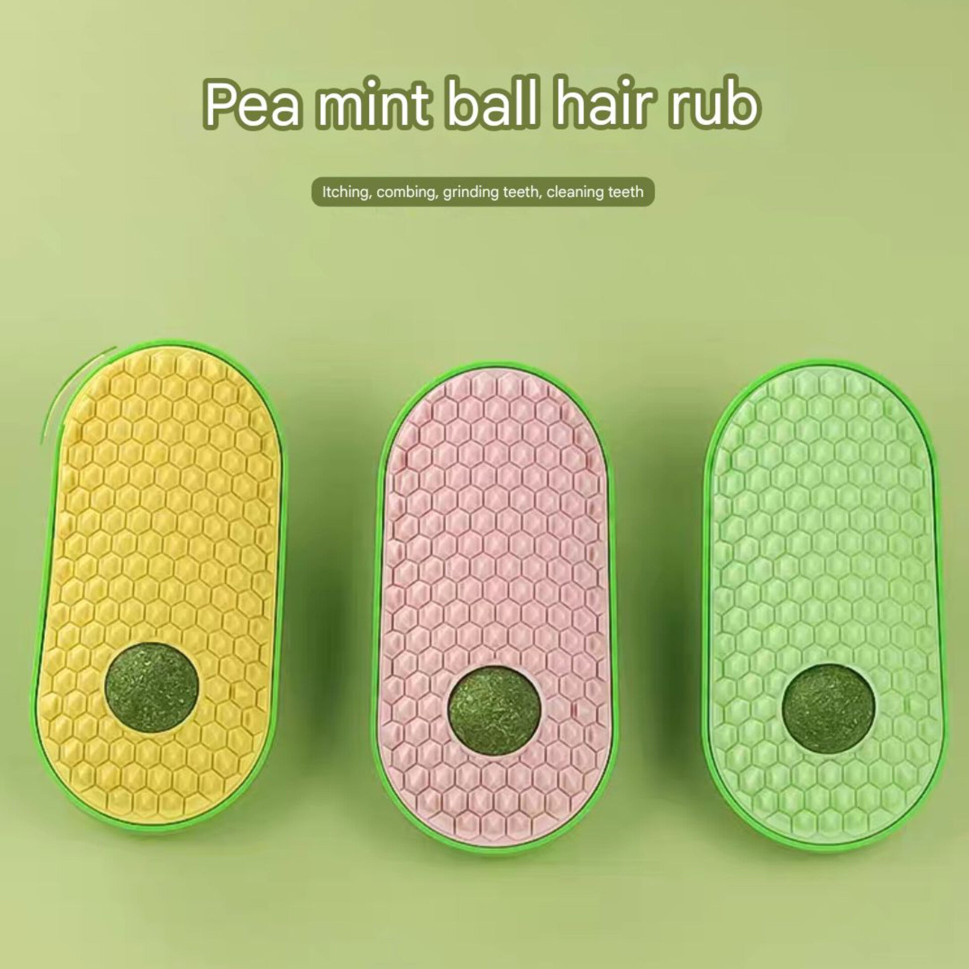 Scratcher with a mint ball